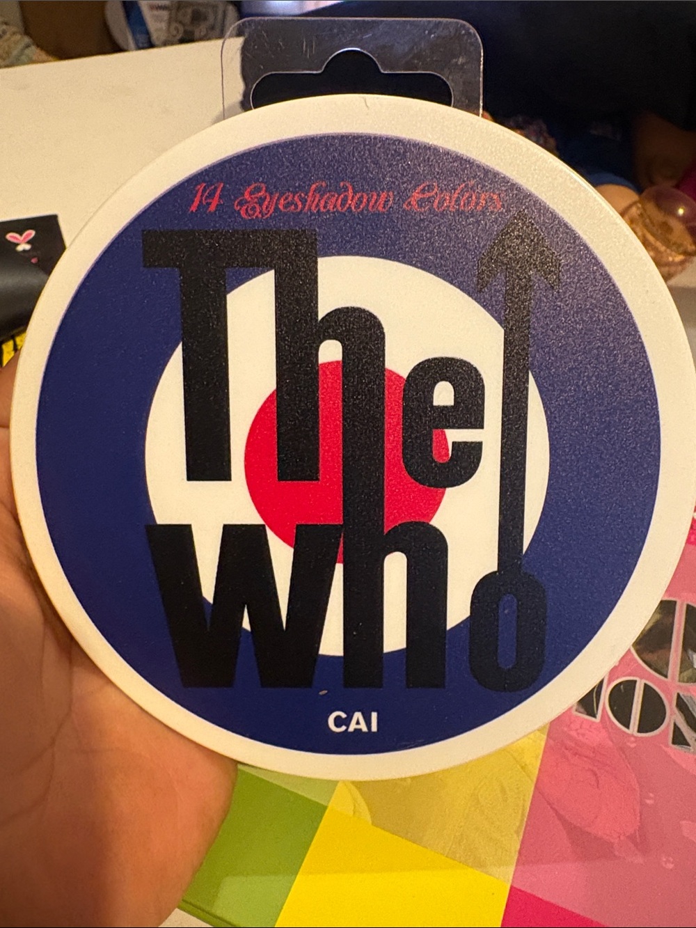 limited edition CAI Beauty NYC x The Who eyeshadow palette! 14 high-pigment